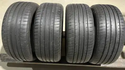 Set of 4 Goodyear Eagle F1 Asymmetric 5 tires – Size 265/40R21. Only used for about 2 months, so the...
