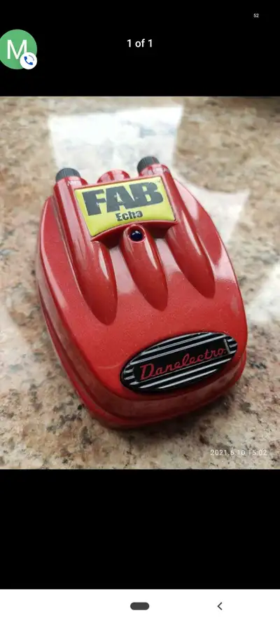 Danelectro FAB Echo pedal, View more