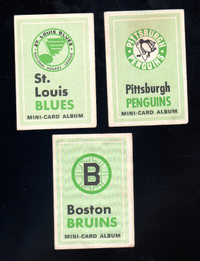 1969-70 O-Pee-Chee Team Booklets FOR-IN-ONE A L'UNITÉS