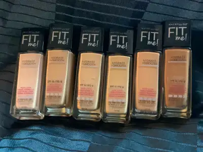 Loreal, Maybelline etc. , foundations $10 each, View more