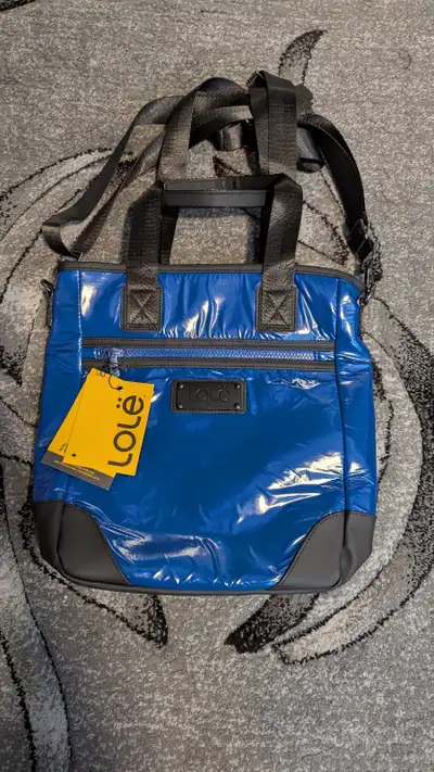 LOLE Mini Lily Bag - Blue Ultra Shine Edition Brand New convertible 8L • 3 interior pockets to keep...