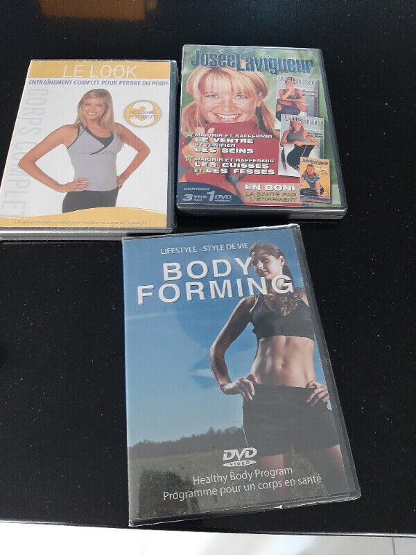 DVD d'exercices a vendre dans CD, DVD et Blu-ray  à Ville de Québec