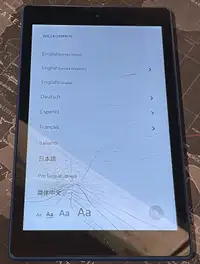 Amazon Fire HD 8 - Cracked Glass Screen