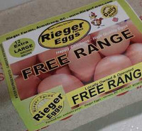 Daily Fresh Rieger Eggs at Rieger Farms, Armstrong, BC