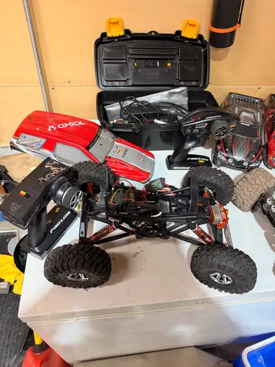 RC lot- Traxxas stampede and Axial ridgecrest, View more