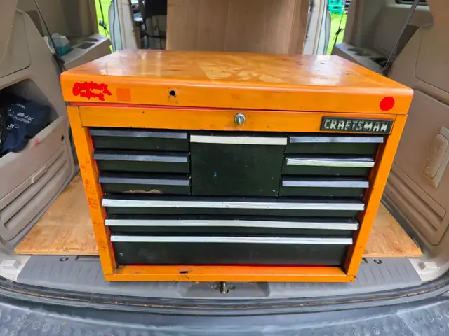 Craftsman 10 Drawers Tool Chest Full Depth Toolbox With One Key in Tool Storage & Benches in Windsor Region - Image 2