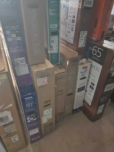 ON SALE! 50" & 55" TCL QLED, 4K Goolge, 4K ROKU AVAILABLE, View more