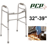 PCP Dual Release Standard Walker, Lightweight Adjustable Height