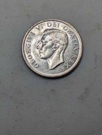 1952 Canadian silver dollar .800