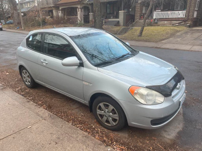 Hyundai Accent 2-door HB. Good driving condition. Sold as-is.