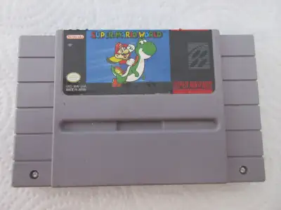 Super Mario World Game. Super Nintendo., View more