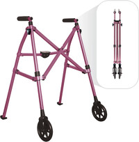 BRAND NEW ABLE LIFE MICRO SPACE SAVER WALKER REGAL ROSE 486
