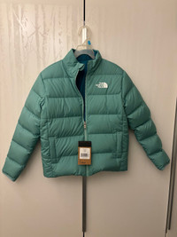 North Face Girls' Down Reversible Jacket Size L
