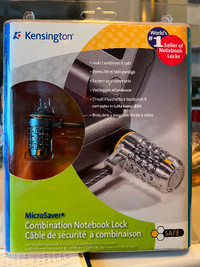 Notebook cable locks with combination