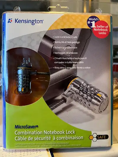 Notebook cable locks with combination, View more