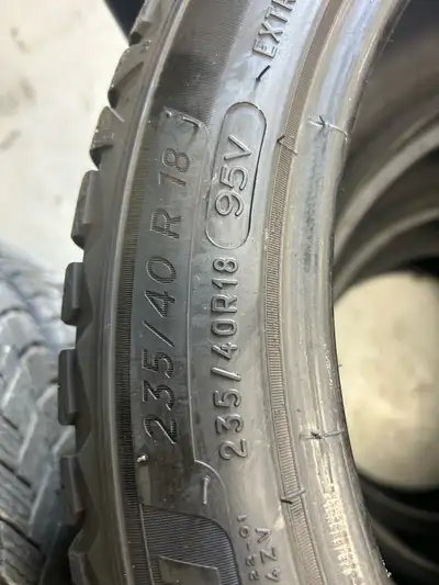 Pretty much full tread barely used. If this ad is up then it’s still available. Can deliver within t...