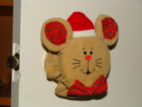 NEW Christmas Reindeer Mouse Door Handle Cover Decorations