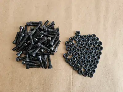 5 x 30mm Alloy Steel Hex Head Screws Bolts and Nuts Set, 60 sets, View more