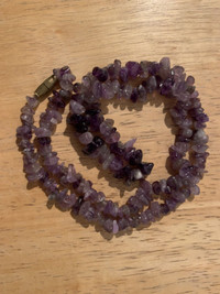 Collier Améthystes / Amethyst Necklace Vintage 1980s