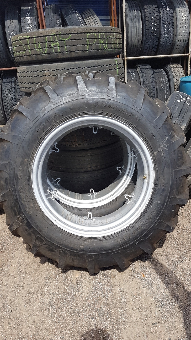 Tractor tires 13 6 28 and rims farming equipment truro kijiji