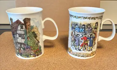 3 wonderful fine bone china tea/coffee cups, View more