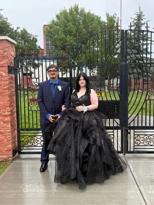 black formal/grad dress in Women's - Dresses & Skirts in Edmonton - Image 2
