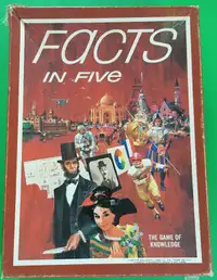 Avalon Hill, Facts in Five Bookshelf Game 1976