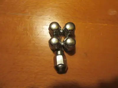 TEN NEW GM RALLY WHEEL NUTS $12 FOR ALL IF LISTED THEN STILL AVAILABLE