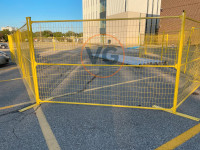 Temporary fence for sales