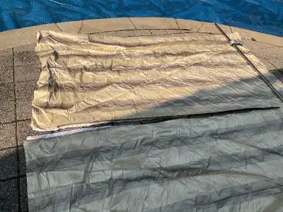 100% SILK POTTERY BARN BLACKOUT CURTAINS Rod  & Finials Gold, View more