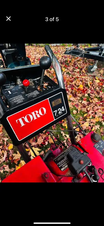 Toro snowblower 7h 24” cut, View more