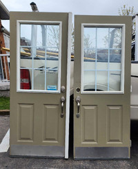 Entry Exterior Double Steel Doors ($90 Single or $160 Both)
