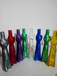  Moselland Wine Collectible Cat Bottles x 8