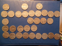 Canada Nickel Dollar coin lot x 31 1968-1975