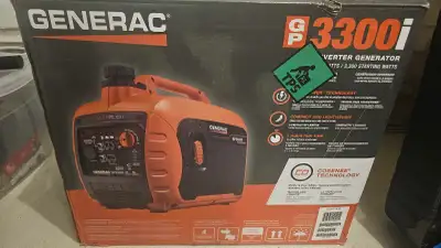 I'm offering a Generac GP3300i Inverter Generator with 3,300 starting watts. This generator is in ne...
