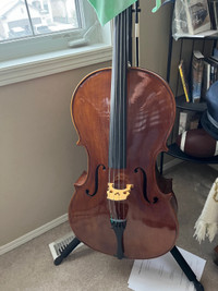 4/4 cello with case 