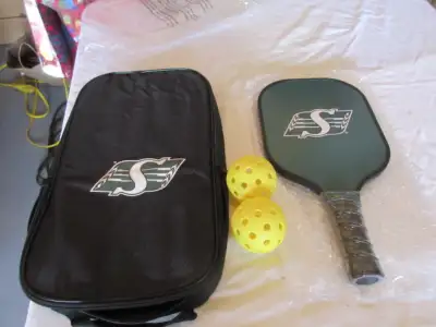 Where are these Pickle ball fans. Get your Saskatchewan Pickle Ball Set for the summer entertaining....
