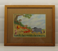 Winnie The Pooh Oak? Framed Print 12" X 15"