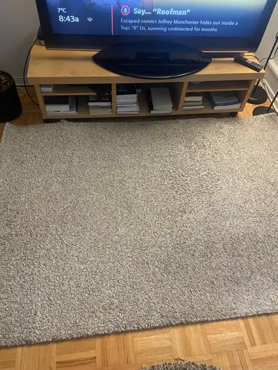 Natural area rug, View more