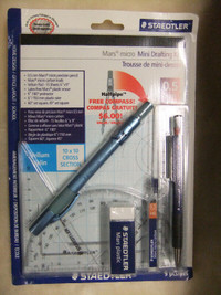 NEW Staedtler Premium Quality Mini Drafting Kit - 9 pcs