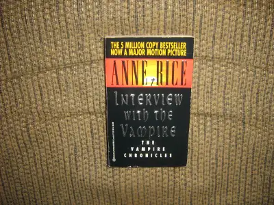 INTERVIEW WITH THE VAMPIRE BY ANNE RICE PAPERBACK HORROR BOOK, View more