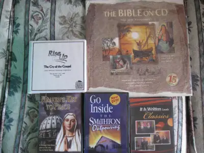 The Bible in 15 cds & 15 disc Rise-Up lecture series + 3 DVD-Rs, View more