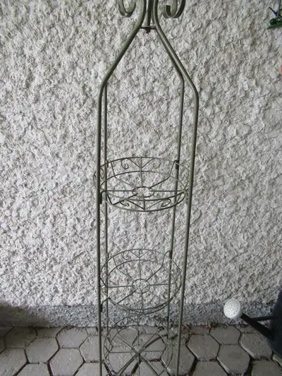 Three Tier Basket Plant Stand, View more