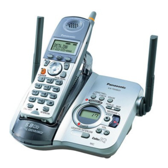 Panasonic KX-TG5652 5.8 GHz Digital Cordless Answering System in Home Phones & Answering Machines in Kitchener / Waterloo