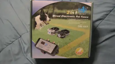 2in1 WIRED ELECTRONIC PET FENCE, View more