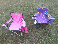 2  Youth Camping Chairs