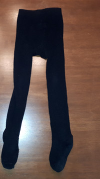 Collants noirs en coton taille 5-6 ans