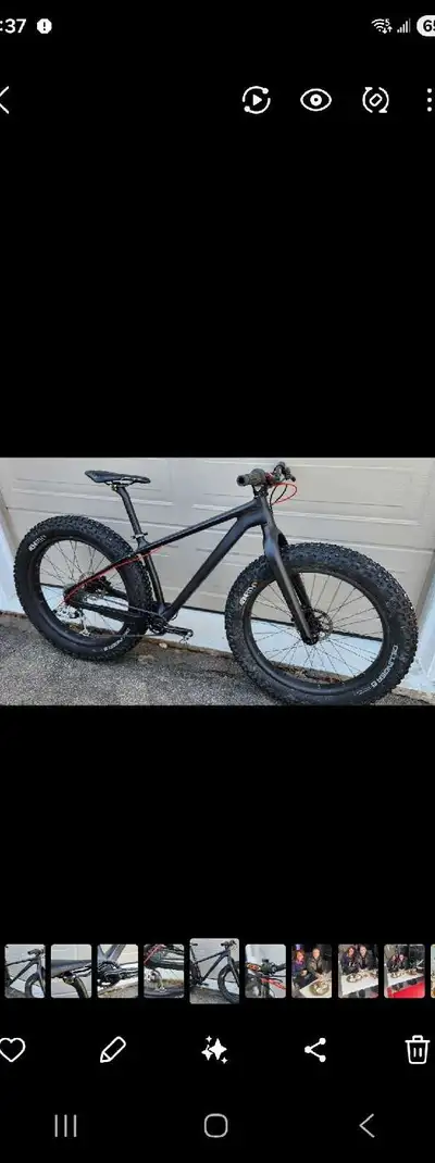 FAT SNOW BIKE CARBON Med-Small, View more