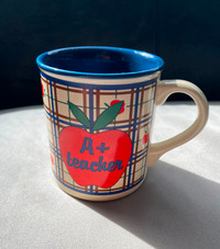 Vintage Potpourri Press A+ Teacher Coffee Tea Mug Made in Korea