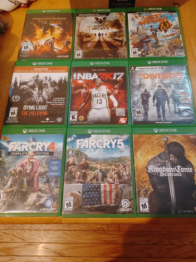 Various Xbox One Games for sale in XBOX One in Vernon